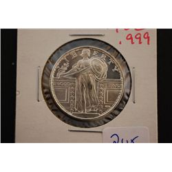 American Precious Metals Exchange Silver Round; .999 Fine Silver 1/4 Oz.; EST. $10-20