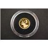 Image 1 : 2010 Canada 25 Cents "Caribou" Gold Foreign Coin; 99.99% Fine Gold .5 Gram; Proof; EST. $35-50