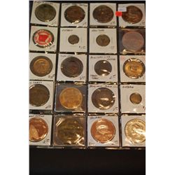 Various Tokens, Medals, Medallions, Etc.; Lot of 20; EST. $50-75