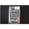 Image 1 : Johnson Matthey Assayers & Refiners Silver Ingot; 999 Fine Silver 1 Oz.; EST. $35-45