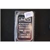 Image 1 : Johnson Matthey Assayers & Refiners Silver Ingot; 999 Fine Silver 1 Oz.; EST. $35-45