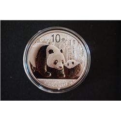 2011 China 10 Panda Foreign Coin; GEM; .999 Silver 1 Oz.; EST. $60-80