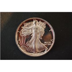 COPY 1987 Silver Eagle $1; .999 Fine Silver 2 Oz.; EST. $60-80
