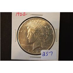 1922 Peace $1; EST. $40-60