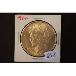 1922 Peace $1; EST. $40-60