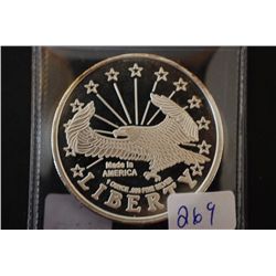 Made In America Silver Round; .999 Fine Silver 1 Oz.; EST. $30-40