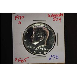 1970-S Kennedy Half Dollar; PF65; EST. $15-25