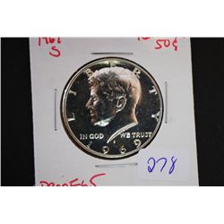 1969-S Kennedy Half Dollar; PF65; EST. $5-15