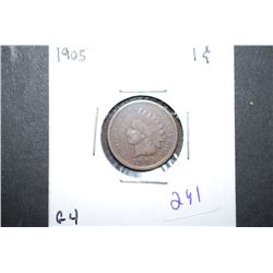 1905 Indian Head One Cent; G4; EST. $2-5
