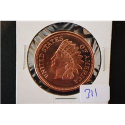 Golden State Mint Copper Round; .999 F. C 1/2 Oz.; EST. $5-10
