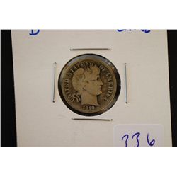1910-D Barber One Dime; G4; EST. $3-6