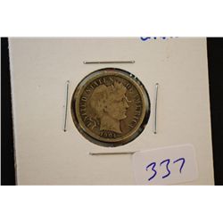 1904 Barber One Dime; VG8; EST. $3-6