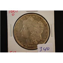1887-O Silver Morgan $1; F12; EST. $30-40