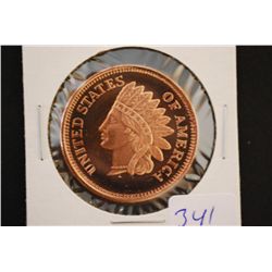 Golden State Mint Copper Round; .999 Fine Copper 1/2 Oz.; EST. $5-10