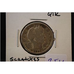 1894 Barber Quarter; G03 Scratches; EST. $8-15