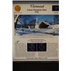Image 1 : 2001 Vermont State Quarter Coin Set W/US Postal Stamps; P&D Mints; EST. $5-10