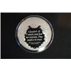 Image 2 : Shakespeare Tragedy Sterling Round; Measure For Measure; .925 Silver .530 Oz.; EST. $15-30