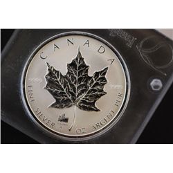 1998 Canada $5 "Maple Leaf" Foreign Coin; 9999 Fine Silver 1 Oz.; EST. $50-60