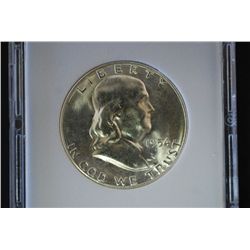 1954-S Ben Franklin Half Dollar; MCPCG Graded MS61; EST. $20-40