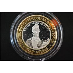 Four Queens Hotel & Casino "Daphne Queen Of Water" Las Vegas NV Limited Edition Two-Tone $10 Gaming 