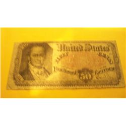 1875 50 CENT FRACTIONAL CURRENCY