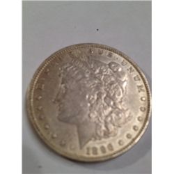 1896-O AU Morgan Silver Dollar