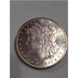 1889-S Morgan Silver Dollar Uncirculated BU Mint State Rare Key Date MS US Coin