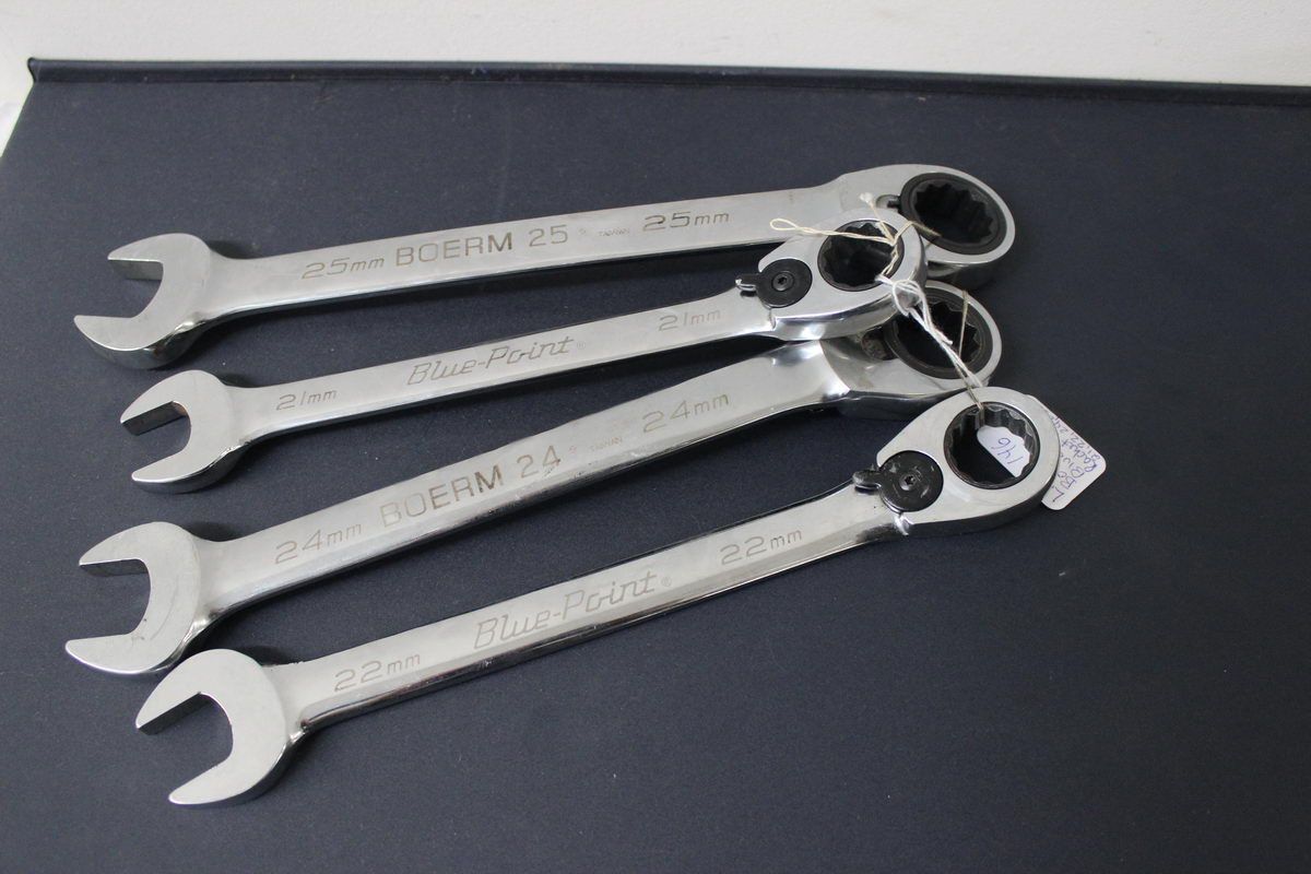 BOERM BLUE POINT RATCHET WRENCH 21222425MM