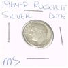 Image 1 : 1964-D ROOSEVELT SILVER DIME *RARE MS HIGH GRADE*!!
