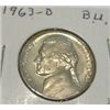 Image 1 : 1963-D JEFFERSON NICKEL *RARE BU HIGH GRADE*!!
