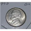 Image 1 : 1999-D JEFFERSON NICKEL *RARE BU HIGH GRADE - NICE COIN*!!