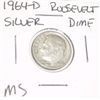 Image 1 : 1964-D ROOSEVELT SILVER DIME *RARE MS HIGH GRADE*!!