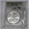 Image 1 : 2009 SILVER EAGLE *EXTREMELY RARE CERTIFIED MS70 FIRST DAY ISSUE ANACS#07654 OF 11465*!!