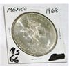 Image 1 : 1968 MEXICO OLYMPIC SILVER 25 PESOS *EXTREMELY RARE MS-66 HIGH GRADE*!!