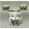 Image 1 : A Worcester blue and white pistol shaped kni