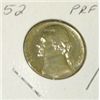 Image 1 : 1952 JEFFERSON NICKEL RED BOOK VALUE IS $45.00 *EXTREMELY RARE PROOF-65 HIGH GRADE*!!