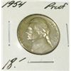 Image 1 : 1954 JEFFERSON NICKEL RED BOOK VALUE IS $24.00 *EXTREMELY RARE PROOF-65 HIGH GRADE*!!