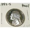 Image 1 : 1992-S JEFFERSON NICKEL RED BOOK VALUE IS $4.00 *RARE PROOF-65 HIGH GRADE*!!