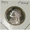 Image 1 : 1994-S JEFFERSON NICKEL RED BOOK VALUE IS $4.00 *RARE PROOF-65 HIGH GRADE*!!