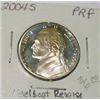 Image 1 : 2004-S JEFFERSON NICKEL *KEELBOAT REVERSE* RED BOOK VALUE IS $10.00 *VERY RARE PROOF-65 HIGH GRADE*!