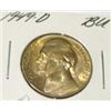 Image 1 : 1949-D JEFFERSON NICKEL RED BOOK VALUE IS $4.00 *RARE BU HIGH GRADE*!!