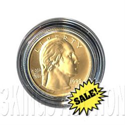 Gold $5 Commemorative 1999 George Washington BU