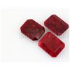 Image 1 : 142.36ctw RubyEmeraldCut LooseGemstone lot of 3