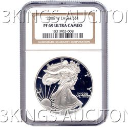 Certified Proof Silver Eagle PF69 2006