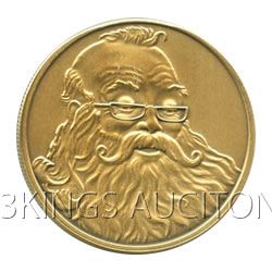 Christmas 2011 Bronze Round X-9 Santa (with ornament ho