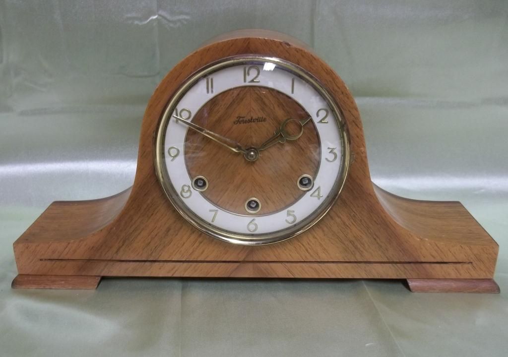 Forestville Wood Mantle Clock Parts Or Repair