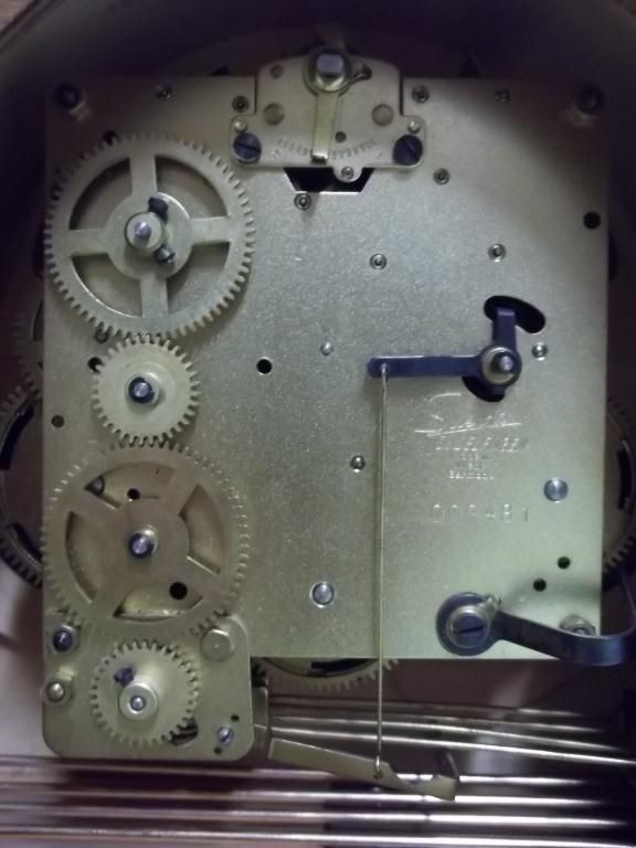 Forestville Wood Mantle Clock Parts Or Repair