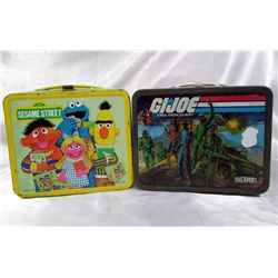 1982 GI Joe & 1979 Sesame Street Lunch Boxes