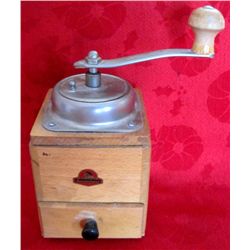 Vintage Germany Zassenhaus Wood Coffee Grinder Mil