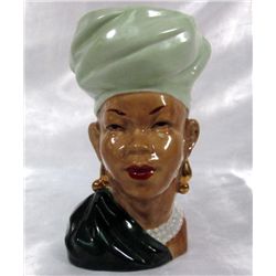 Hand Painted Head Vase